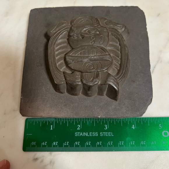 Mayan hand carved slate figurines by Garcia Sisters- vintage and RARE - Picture 10 of 12